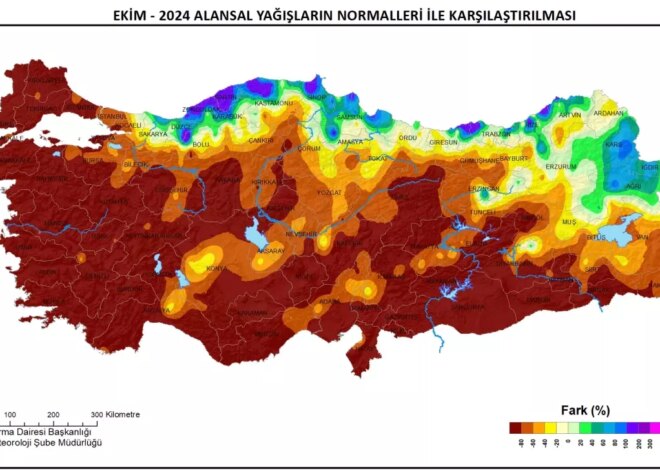 Ekim Ayı Yağışı Geçen Yıllara Göre Büyük Düşüşte